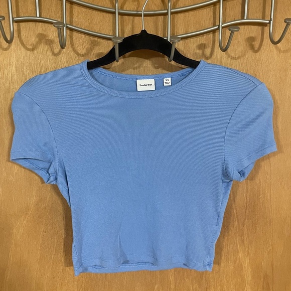#122- ARITZIA- Sunday best crop top - Picture 1 of 3